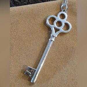 Tiffany & Co. Silver Key Necklace